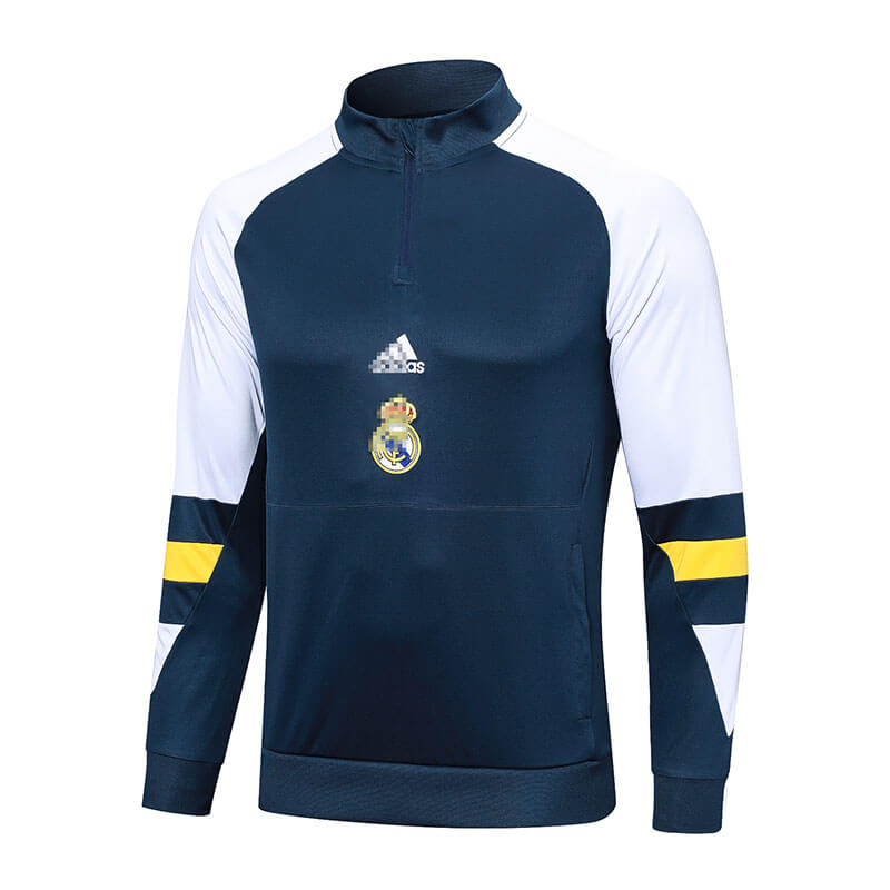 Sudadera de Entrenamiento de Real Madrid 2023/2024 Azul Marino/Blanco